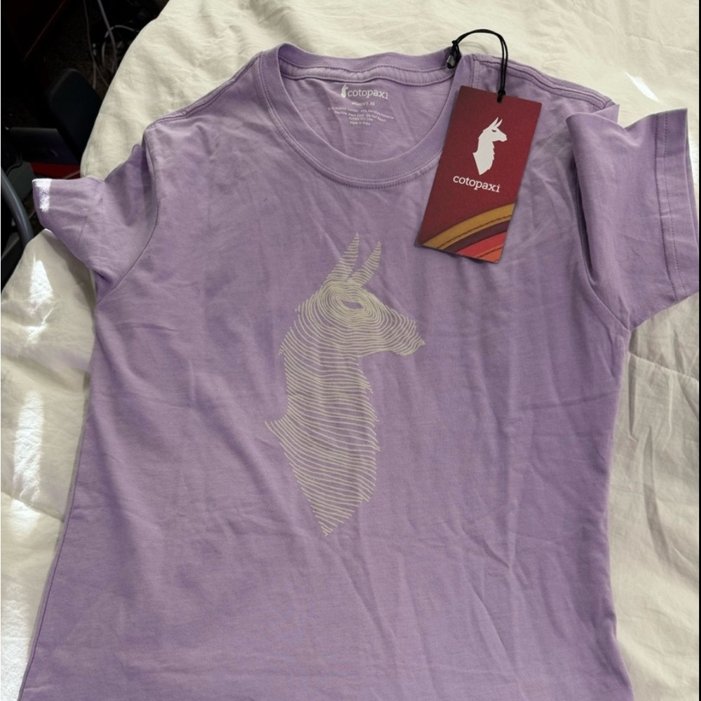 Cotopaxi Topo Llama Women T shirt NWT size XS NEW